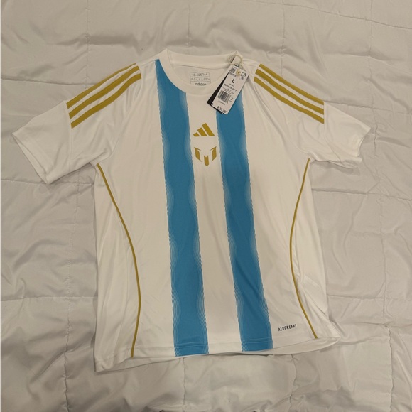 Kids Adidas messi Shirt - Picture 1 of 2
